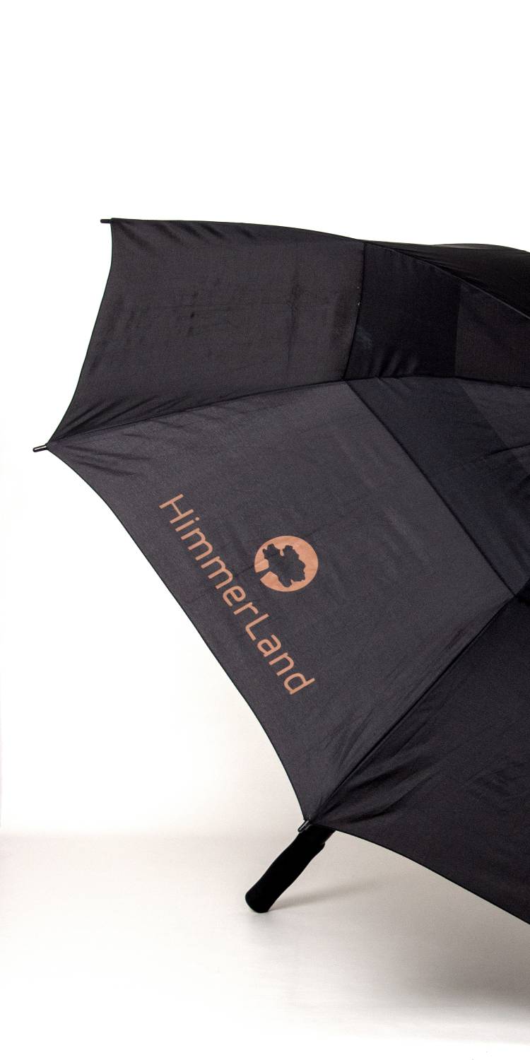 merchandise, paraplyer med logo